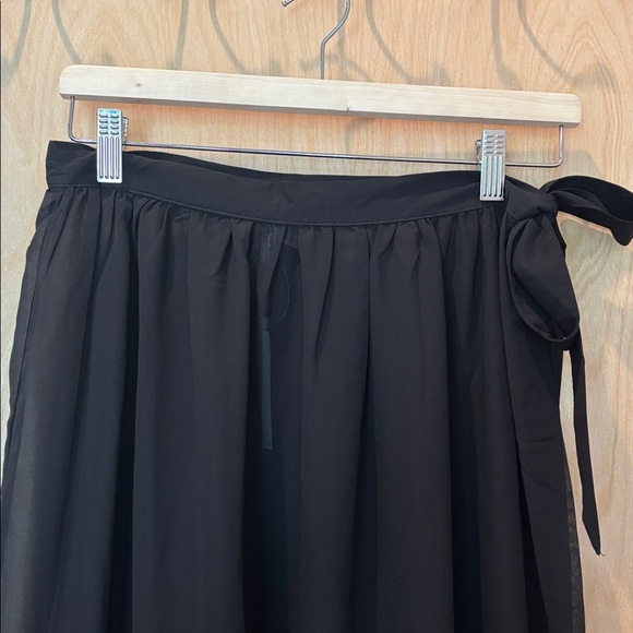 ASOS Swim Sarong Black Sheer Wrap Skirt NWT Size 6 - Picture 3 of 7